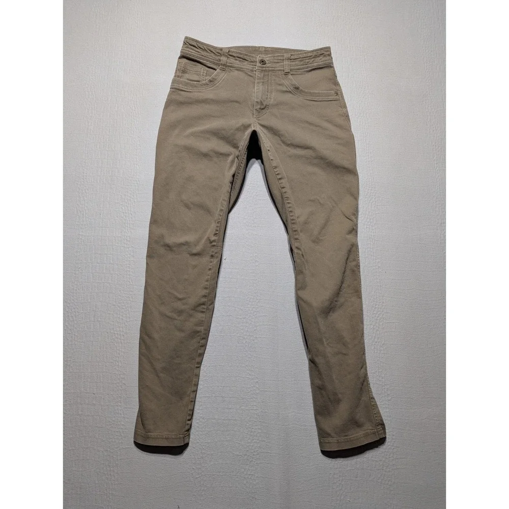 KÜHL Revolt Pants Men's 32x32 Khaki Tan Stretch Hiking Outdoor Casual